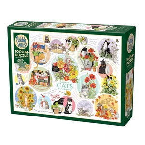 Cobble Hill 40298 - Cat Thoughts - 1000 db-os puzzle 