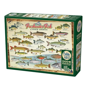 Cobble Hill 40181 - Freshwater Fish of North America - 1000 db-os puzzle