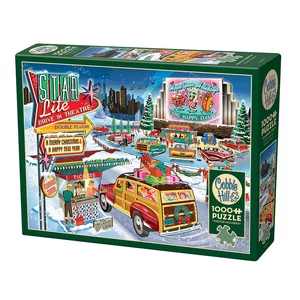 Cobble Hill 40293 - Holiday Drive-in - 1000 db-os puzzle 