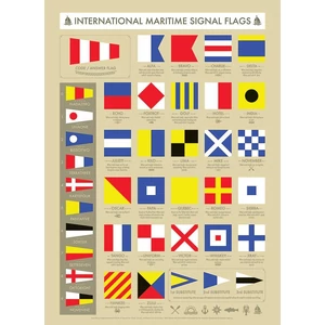 Cobble Hill 40324 - International Maritime Signal Flags - 1000 db-os puzzle