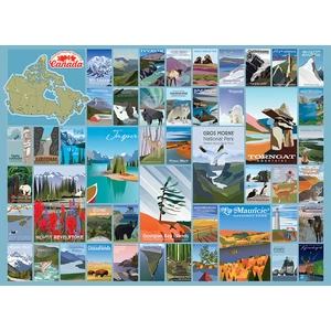 Cobble Hill 40071 - National Parks and Reserves of Canada - 1000 db-os puzzle