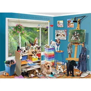 Cobble Hill 40251 - Studio Pups - 1000 db-os puzzle 