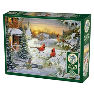 Cobble Hill 40245 - Sunset Cardinals - 1000 db-os puzzle