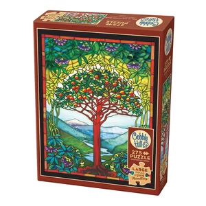 Cobble Hill 48005 - Tree of Life Stained Glass - 275 db-os Easy Handling puzzle