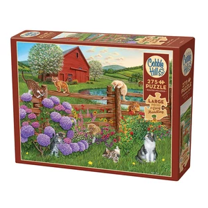 Cobble Hill 48015 - Farm Cats - 275 db-os puzzle