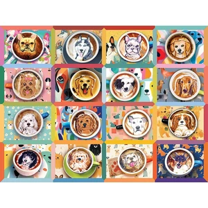 Cobble Hill 48032 - Puppy Lattes - 275 db-os puzzle