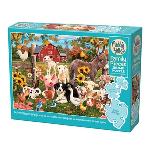 Cobble Hill 47037 - Family Farm - 350 db-os Family puzzle