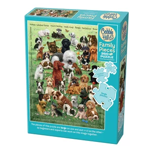 Cobble Hill 47007 - Puppy Love - 350 db-os Family puzzle