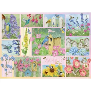Cobble Hill 45102 - Garden Birds in Summer - 500 db-os puzzle 