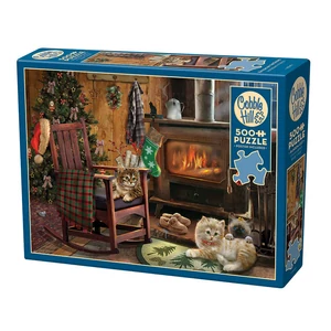 Cobble Hill 45048 - Kittens by the Stove - 500 db-os puzzle