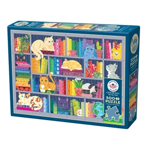 Cobble Hill 45090 - Rainbow Cats - 500 db-os puzzle 