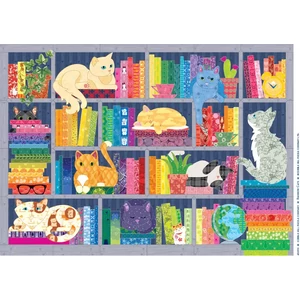Cobble Hill 45090 - Rainbow Cats - 500 db-os puzzle 