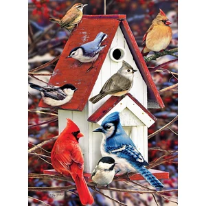 Cobble Hill 45065 - Winter Birdhouse - 500 db-os puzzle