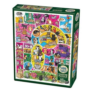 Cobble Hill 80364 - Doodlecats - 1000 db-os puzzle