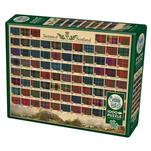 Cobble Hill 80324 - Tartans of Scotland - 1000 db-os puzzle