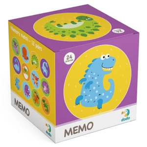 Dodo 24 db-os Mini Memóriajáték - Dinoszauruszok