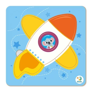 Dodo 300348 - Űrhajó - 5 db-os Keretes Baby puzzle