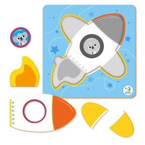 Dodo 300348 - Űrhajó - 5 db-os Keretes Baby puzzle