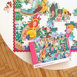 Dodo 300404 - Hercegnők a sétányon - 100 db-os puzzle