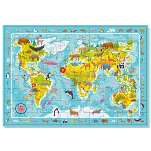 Dodo 300133 - Figyeld meg! - A világ állatai - 80 db-os puzzle