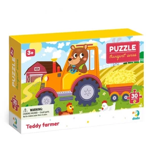 Dodo 300371 - Teddy farmer - Transport Series 30 db-os puzzle
