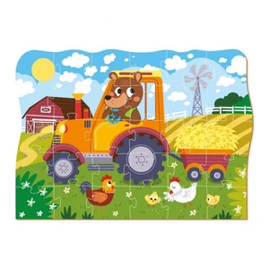 Dodo 300371 - Teddy farmer - Transport Series 30 db-os puzzle