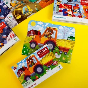 Dodo 300371 - Teddy farmer - Transport Series 30 db-os puzzle