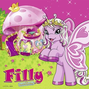 Ravensburger 09251 - Filly pillangó pónik - 3 x 49 db-os puzzle