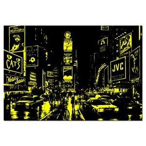Educa 13047 - Neon puzzle - Time Square New York - 1000 db-os puzzle