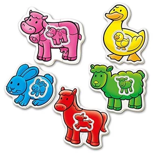 Educa 14865 -  Baby sziluett puzzle - Farm - 2,3,4 db-os puzzle