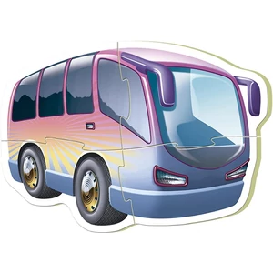 Educa 14866 -  Baby sziluett puzzle - Járművek - 3,4,5 db-os puzzle
