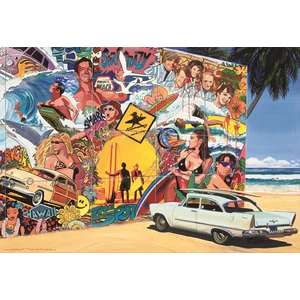 Educa 15968 - Szörfös falfestmény - 500 db-os puzzle