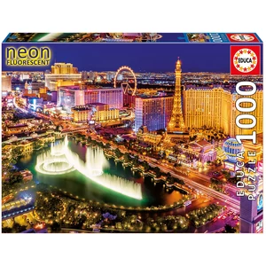 Educa 16761 - Neon puzzle - Las Vegas - 1000 db-os puzzle