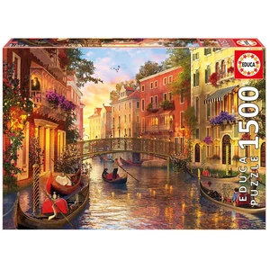 Educa 17124 - Naplemente Velencében - 1500 db-os puzzle