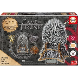 Educa 17207 - Trónok harca - A Vastrón - 56 db-os 3D Monument fa puzzle