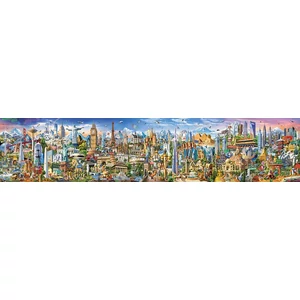 Educa 17570 - Panoráma puzzle - A világ körül - 42000 db-os puzzle