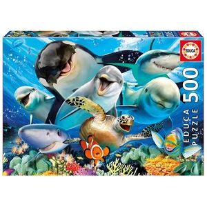Educa 17647 - Vízalatti szelfi - 500 db-os puzzle