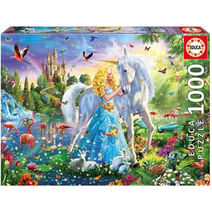 Educa 17654 - A hercegnő és az unikornis - 1000 db-os puzzle