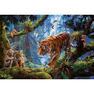 Educa 17662 - Tigrisek a dzsungelben - 1000 db-os puzzle
