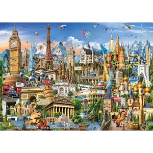 Educa 17697 - Európa jelképei - 2000 db-os puzzle