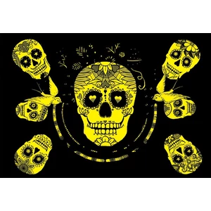 Educa 17975 - Neon puzzle - Sugar Skull - 1000 db-os puzzle