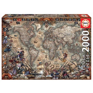 Educa 18008 - Kalóztérkép - 2000 db-os puzzle
