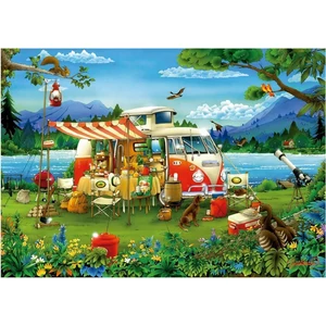 Educa 19922 - Kempingezés - 1000 db-os puzzle