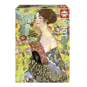 Educa 19932 - Lady with fan - Gustav Klimt - 1000 db-os puzzle