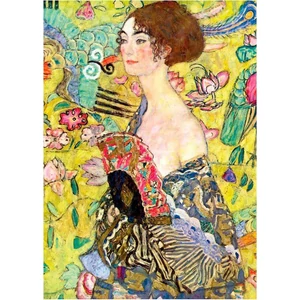 Educa 19932 - Lady with fan - Gustav Klimt - 1000 db-os puzzle