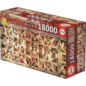 Educa 16065 - Sixtus-kápolna - 18000 db-os puzzle