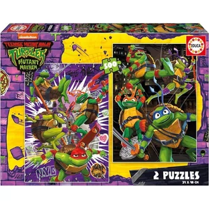 Educa 19916 - Tini nindzsa teknőcök - 2 x 500 db-os puzzle