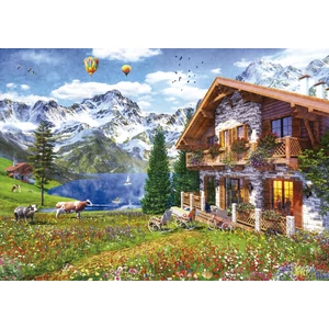 Educa 19568 - Faház az Alpokban - 4000 db-os puzzle