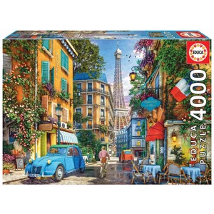 Educa 19284 Párizs régi utcája - 4000 db-os puzzle