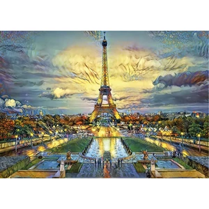 Educa 19621 - Eiffel torony - 500 db-os puzzle